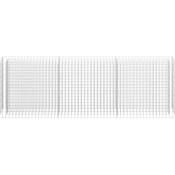 Gabion-højbed 270x30x90 cm galvaniseret stål - Gabion-højbed - Gabion-højbede - Home & Living