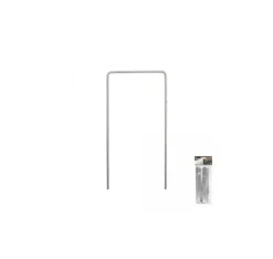 Galvaniseret metalstift i form af "U" bredde 7cm / højde 20cm