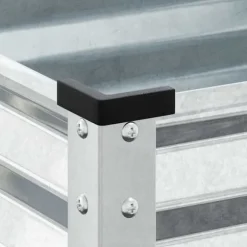 Galvaniseret plantekasse til haven - Vejrbestandig stål | Størrelse: 100x45x90 cm