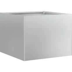 Galvaniseret plantekasse 40x40x30 cm - Holdbar og stilfuld til haven | Størrelse: 40x40x30 cm