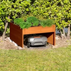 Garage til robotplæneklipper, 52,5x79x74 cm