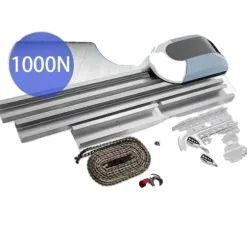 Garageportåbner, 120W motorkraft, 12m² dækning,1000N