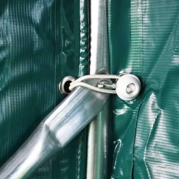 Garagetelt til opbevaring - PVC 100% | Størrelse: 1,6x2,4 m | Farve: Grøn
