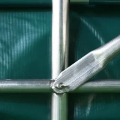 Garagetelt til opbevaring - PVC 100% | Størrelse: 1,6x2,4 m | Farve: Grøn