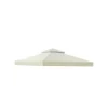 Gazebo Top Cover, Vandtæt Beskyttelse, Nem Installation,3m * 3m, ny dobbelt beige