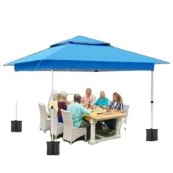 Gazebo, Vandtæt, Nem Opsætning,Blå