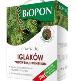 GØDNING - TIL - NÅLETRÆER.. MOD BRUNING AF NÅLE 3 KG - BR BIO-1056