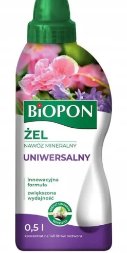 Gødning til blomster og planter universal mineralgel 0,5 l