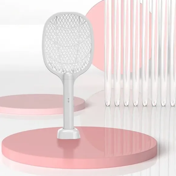 Genopladelig elektrisk fluesmækker med fejllys - Home Safety Mesh
