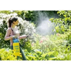 GLORIA - Prima 5 Comfort - 5L tryckspruta med lans och mässingsmunstycke och 2m50 spiralslang