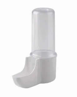 2GR | Dino Vandkrukke | Fuglevandkrukke | Vandskål til papegøjer og andre fugle 20 ml | Hvid