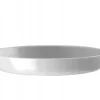 Grå plastik urtepotteunderkop Cristal 15,5 cm