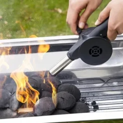 Grillblæser til optænding af pejseovn Manuel pejsgrill