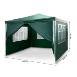 Grøn havepavillon 3x3m 4935