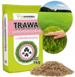 Græs 1kg Selvgødende med mikrokløver Tørkebestandig dekorativ 40m2