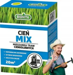 Græsblanding Cieńmix 0,5 kg Græsplæne til skyggefulde steder, skyggebestandig