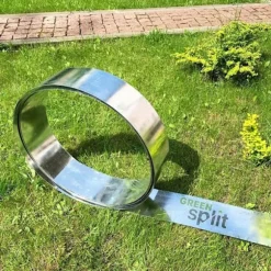 Græskant, Græskanter, Græsplæne kant, Bedkant, Plænekant, Havekant, Rabatkant metal alu/zink 20 cm x 10 meter, Længde gs:10 m, Bred:15 cm