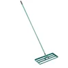 Græsplanenivelleringsrive, kraftig 36 tommer x 10 tommer design, 78 tommer stål forlænget håndtag., 10x30 tommer