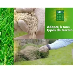 Græsplæne - BHS - Rustik Græsplæne 1 KG - Stærkere og bedre beskyttet - Hurtig og holdbar - Alle typer terræn og klimaer, Robust