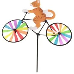 Gul Kat Cykel Vindmølle Vindmølle Dyre Vindmølle Ornamenter