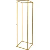 Guld metal blomsterstander, søjle til bryllupsbaggrund & plantehylde, 180 cm