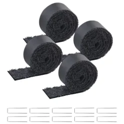 Gummi Mulch Rulle, Landskabspleje 4 ruller, 120 x 4,5-tommers Gummi Mulch Mat