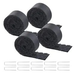 Gummi Mulch Rulle, Landskabspleje 4 ruller, 120 x 4,5-tommers Gummi Mulch Mat