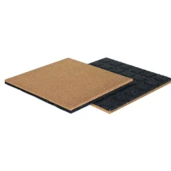 Gummiflise 50 x 50 cm - 45 mm tyk - UV-bestandig - Beige