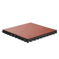 Gummiflise EPDM - Terra - 50x50 cm – 45mm - inkl. stifter