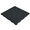 Gummiflise med EPDM-toplag 45 mm - 50 x 50 cm - Sort