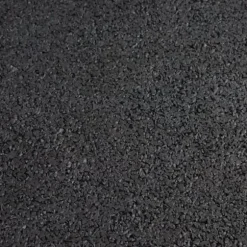 Gummiflise med EPDM-toplag 45 mm - 50 x 50 cm - Sort
