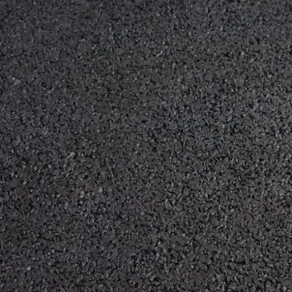 Gummiflise med EPDM-toplag 45 mm - 50 x 50 cm - Sort