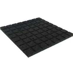 Gummiflise 25mm - 50x50 cm - Grøn