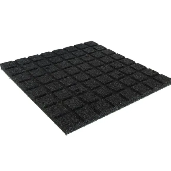 Gummiflise 25mm - 50x50 cm - Grøn