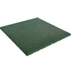 Gummiflise 20mm - 50x50 cm - Grøn