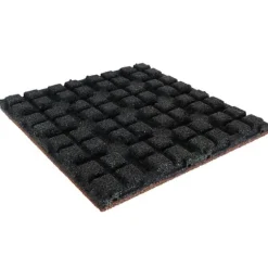 Gummiflise 45mm - 50x50 cm - Rød
