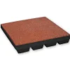 Gummifliser 55 mm - 1 m2 (4 fliser à 50 x 50 cm) - Rød