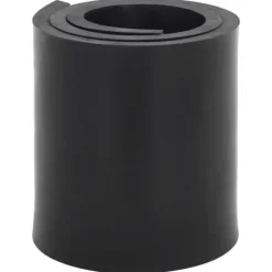Gummikant til sneplov - Holdbar snerydning | Farve: Sort | Størrelse: 100x15x1 cm