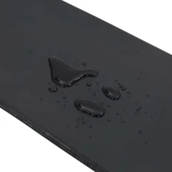 Gummikant til sneplov - Støjsvag og holdbar | Størrelse: 80x15x1 cm | Farve: Sort