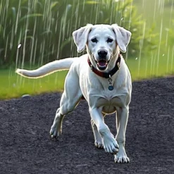 Gummimåtte til barkflis, 244x56 cm, Sort, Genbrugsgummi
