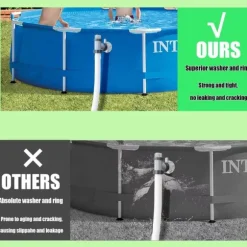 Gummipakninger til Intex poolstolper, 2-pak