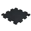 Gummi-puslespilflise med EPDM-toplag 25 mm - Sort (RAL 9004) - Cfl-S1 - Midterstykke