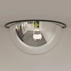 Halve kuppelspejle 2 stk. Ø30 cm - Trafikspejl i brudsikker akryl | Farve: Klar | Størrelse: Ø30 cm