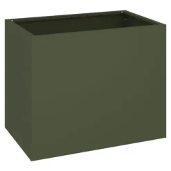 Have Blomsterkrukke i Olivengrøn - Industrielt Design | Størrelse: 50x32x40 cm