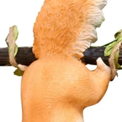 Have egern statuer Hængende baby forældre egern pryd harpiks egern figur indendørs udendørs have dyr statuer