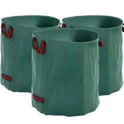 Haveaffaldspose, Kapacitet 272 Liter, Dimensioner Ø67 x 76 cm, Forstærkede Håndtag, Rivestærk, Vandafvisende