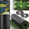 Haveagrotekstil 1,6 m x 50 m 90 g/m2 + 100 Plonos-nåle - sort og grøn