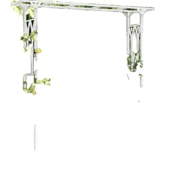 Havebue, Holdbar Metal Konstruktion, Nem Samling,HVID
