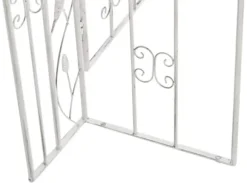 Havebue med gate - klatrehjælp - holdbart jerndesign