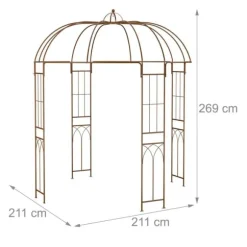 Havebue, Metal, 269x211x211 cm